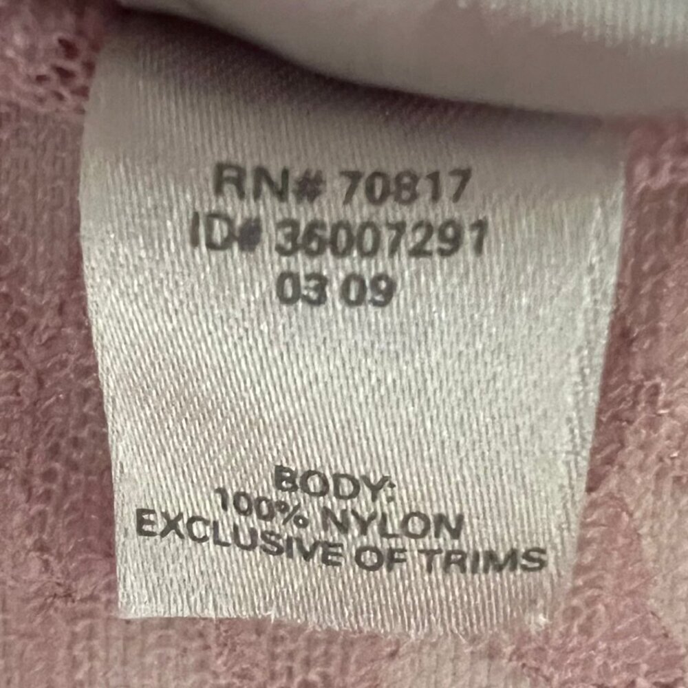 Victoria's Secret Mauve Mesh Lace Lingerie Slip Dress - Picture 7 of 8